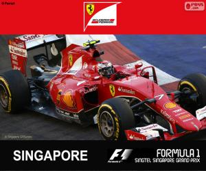 yapboz Räikkönen G.P Singapur 2015